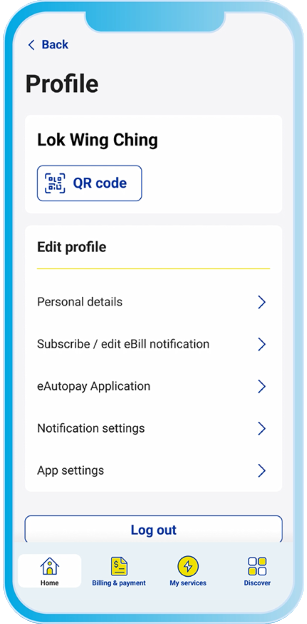 Step 3: Click eAutopay Application and fill in the form Screenshot