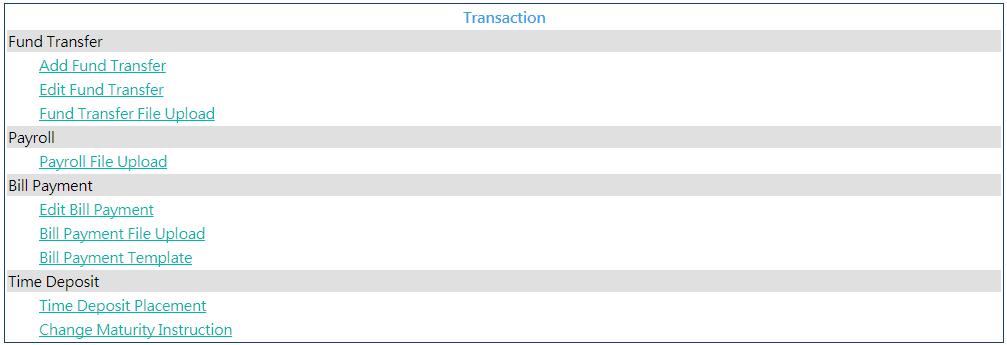 Fund Transfer screenshot